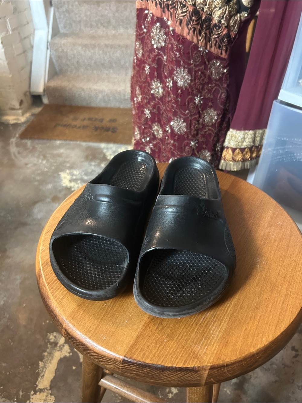 Birkenstock Slides in Black in Size 35, Model 225